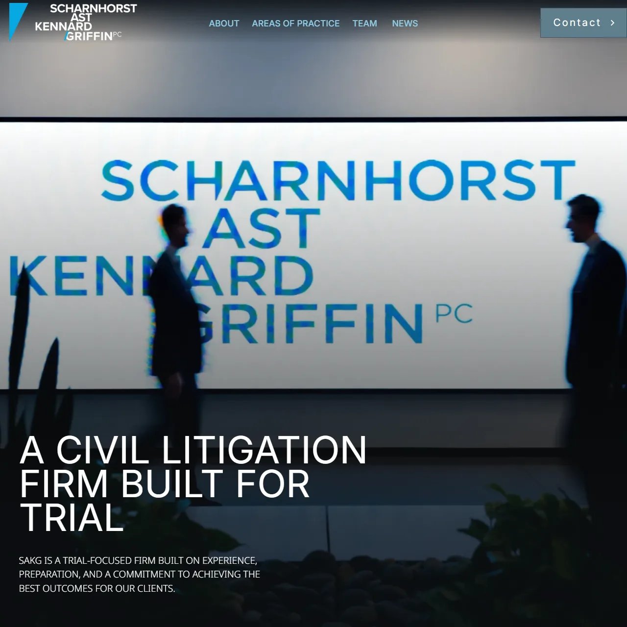 The Scharnhorst Ast Kennard Griffin website, home page, as it stands in 2026